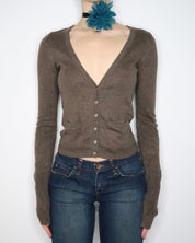 Soft Brown Cardigan (Medium) 