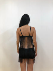 Fringe spike top