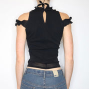French Mesh Blouse (Small) 