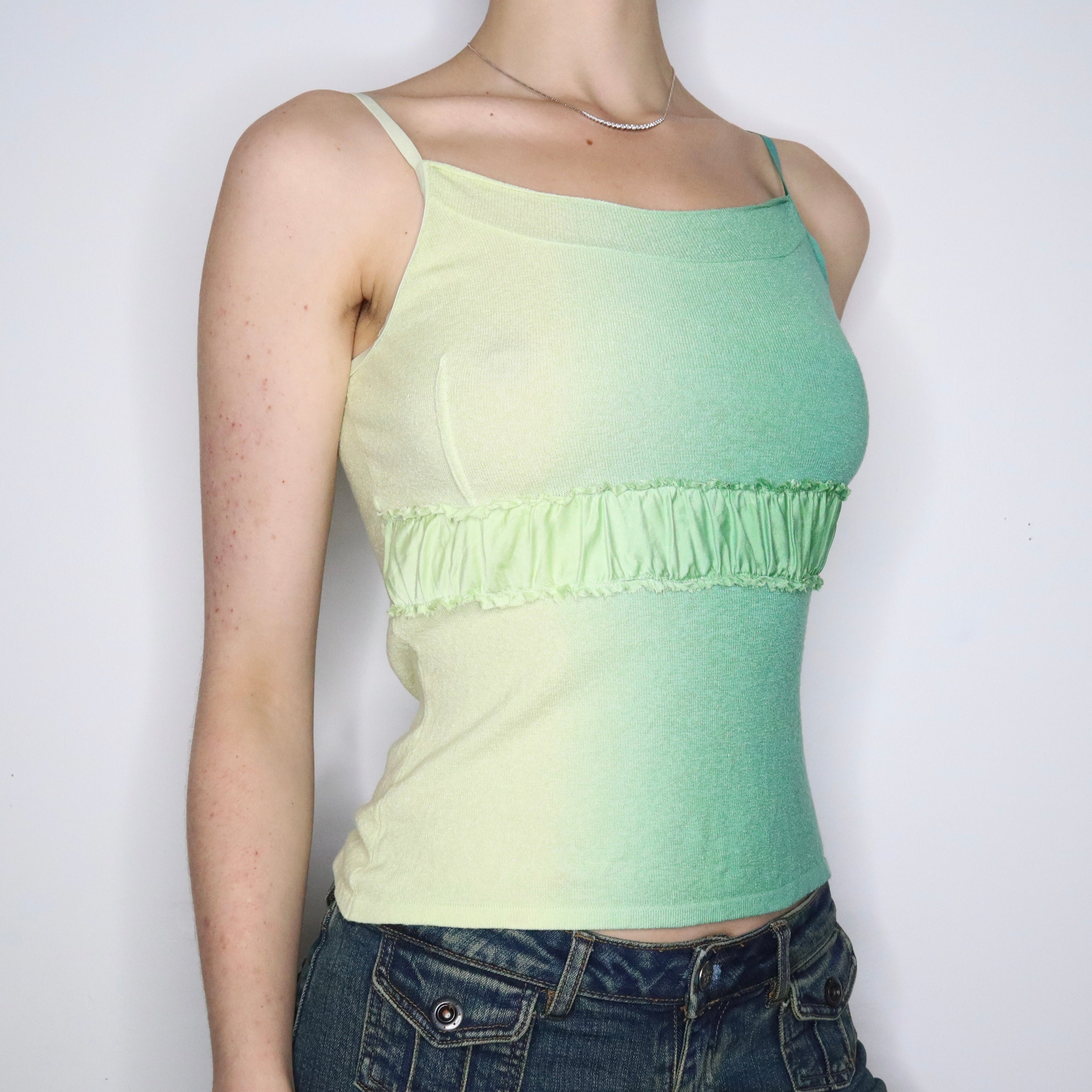 Y2K Green Gradient Cami (Medium)