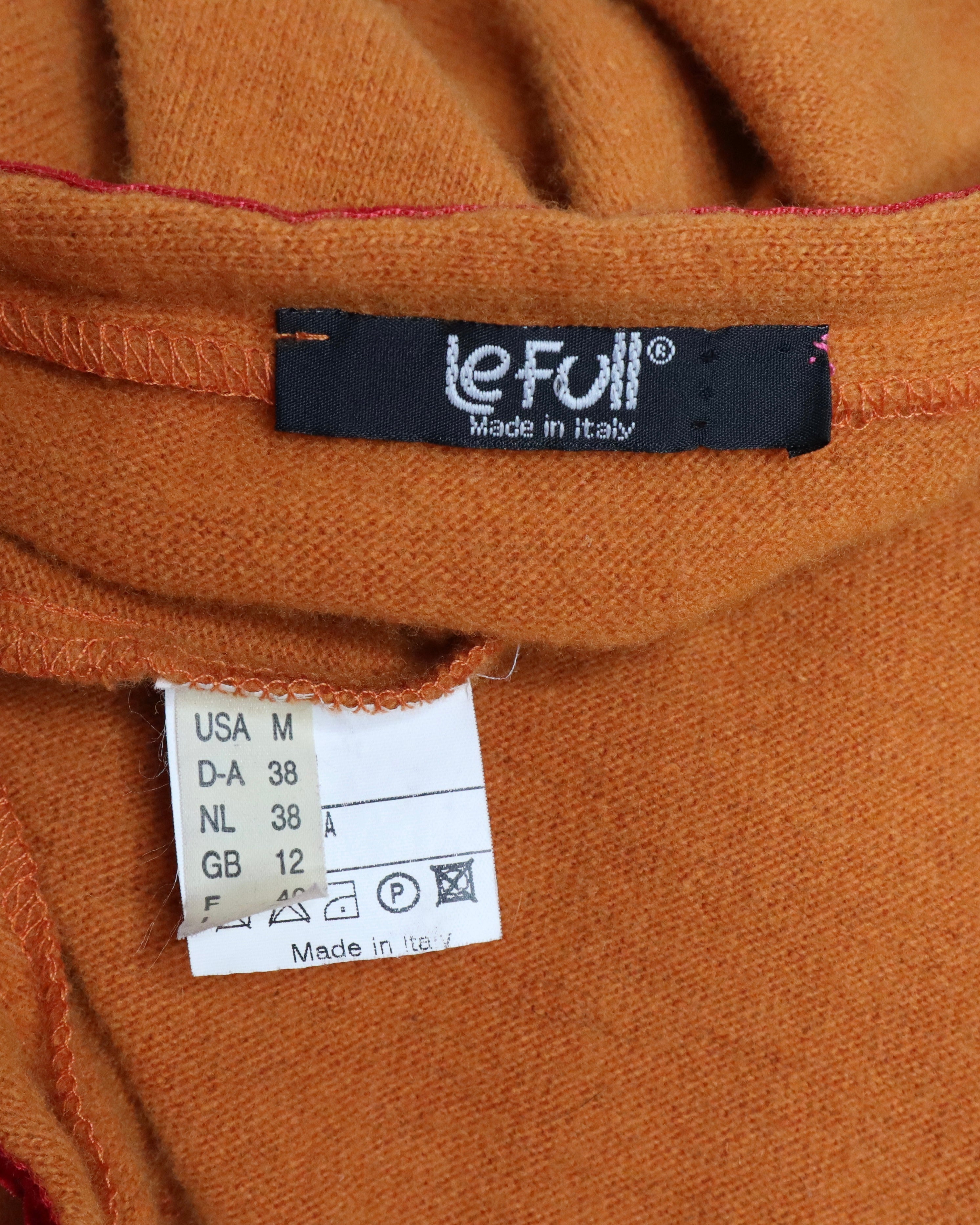 Italian Orange Cardigan (Medium) 