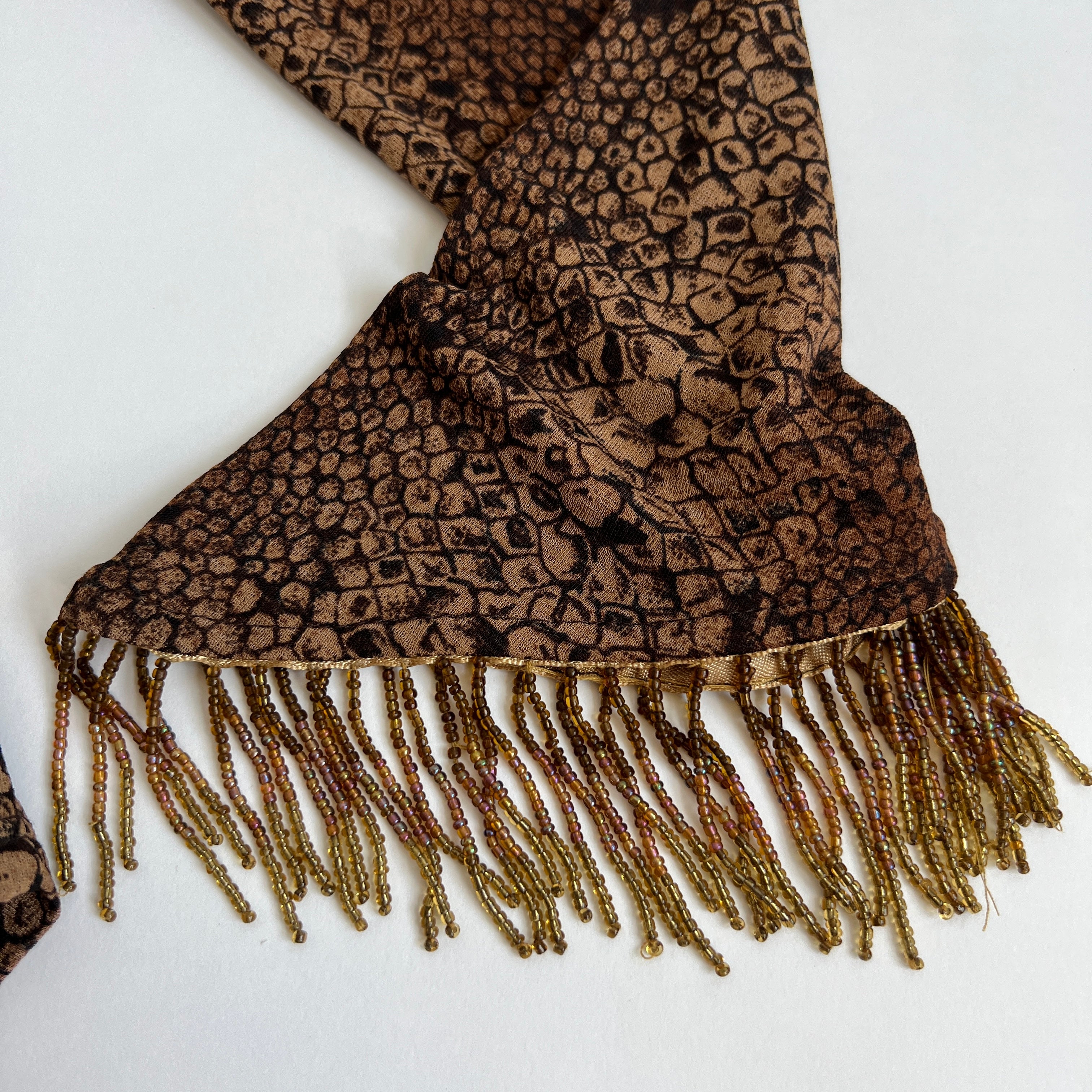 90s deadstock snakeskin top
