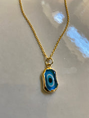 Blue glass evil eye