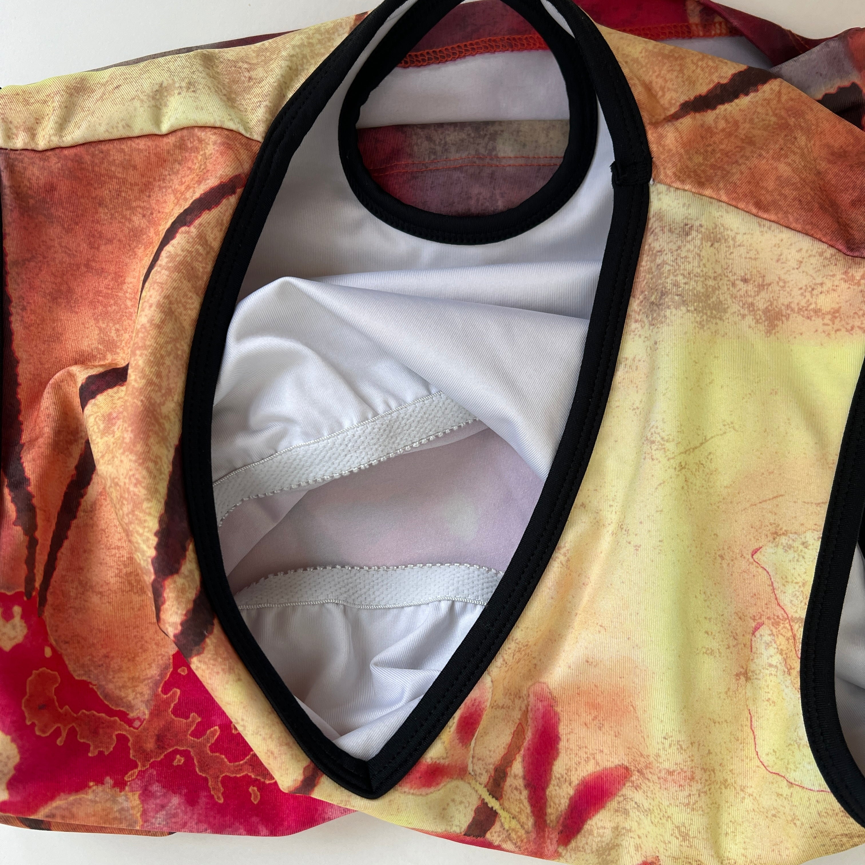 Vintage print workout tank L