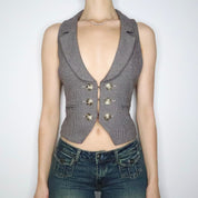 Tweed Waistcoat Vest (M-L)