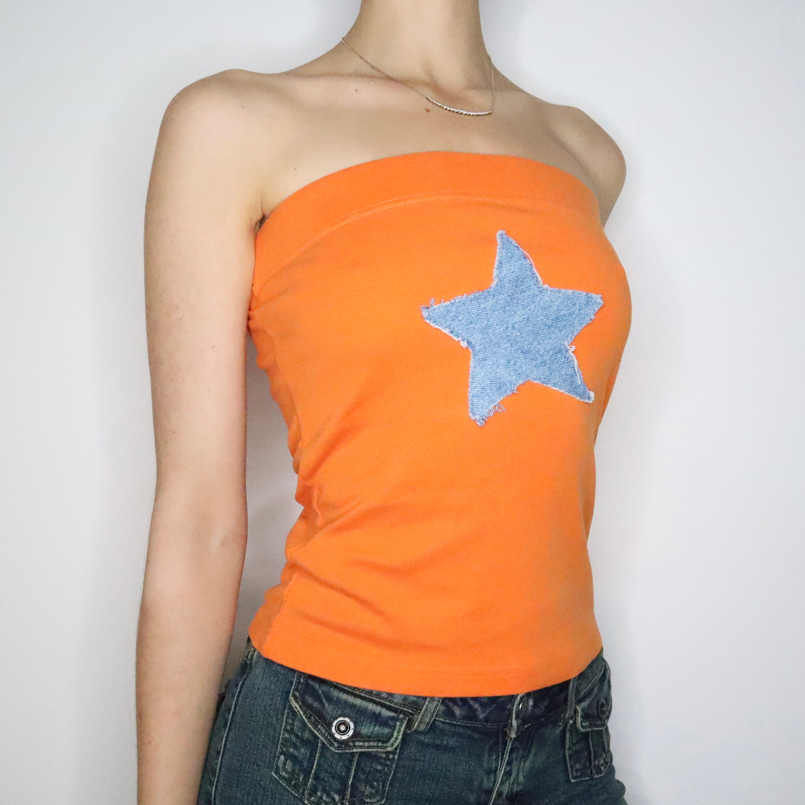 Orange Star Tube Top (M-L)