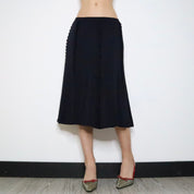 Max Mara Black Midi Skirt (M-L)