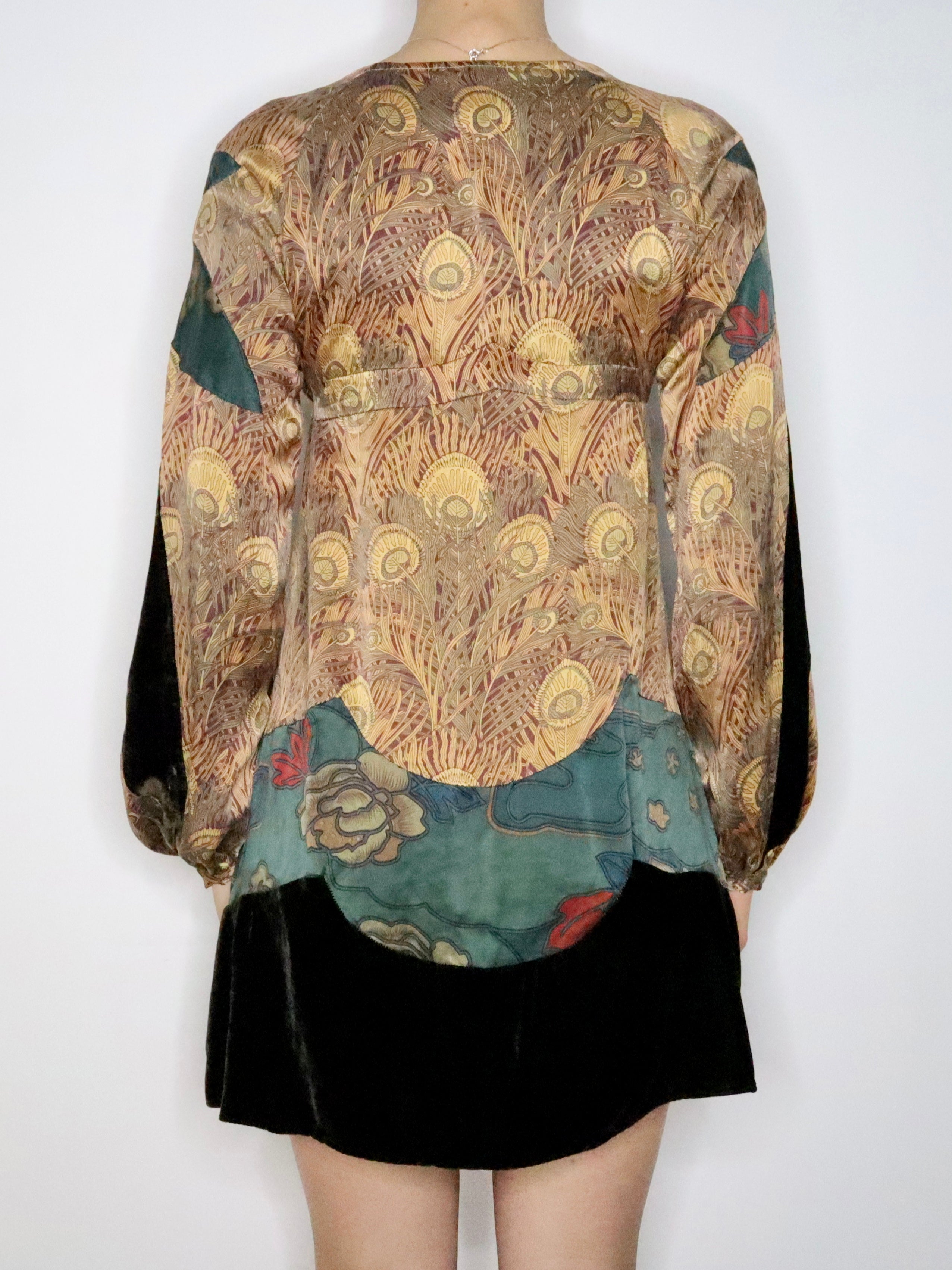 Custo Barcelona Silk Babydoll Dress (S-M) 