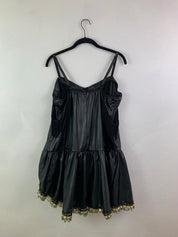 Black fringe mini  XL