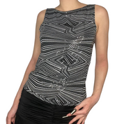 vintage sequin tank