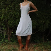 Antique Pale Blue Slip (M-L)