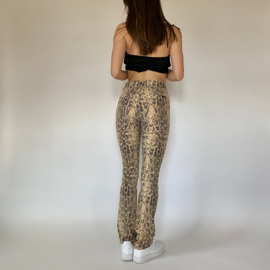 Y2K Guess Snake Print Pants