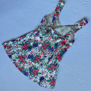 Floral satin slip