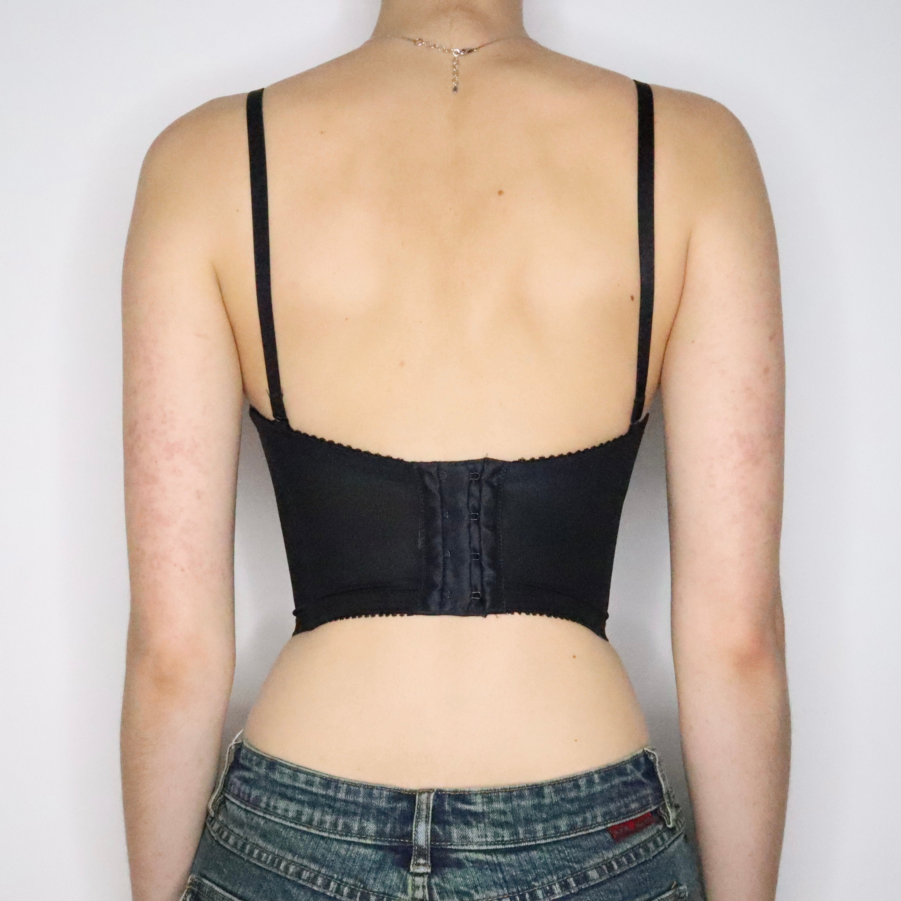 Black Lace Bustier (XS)