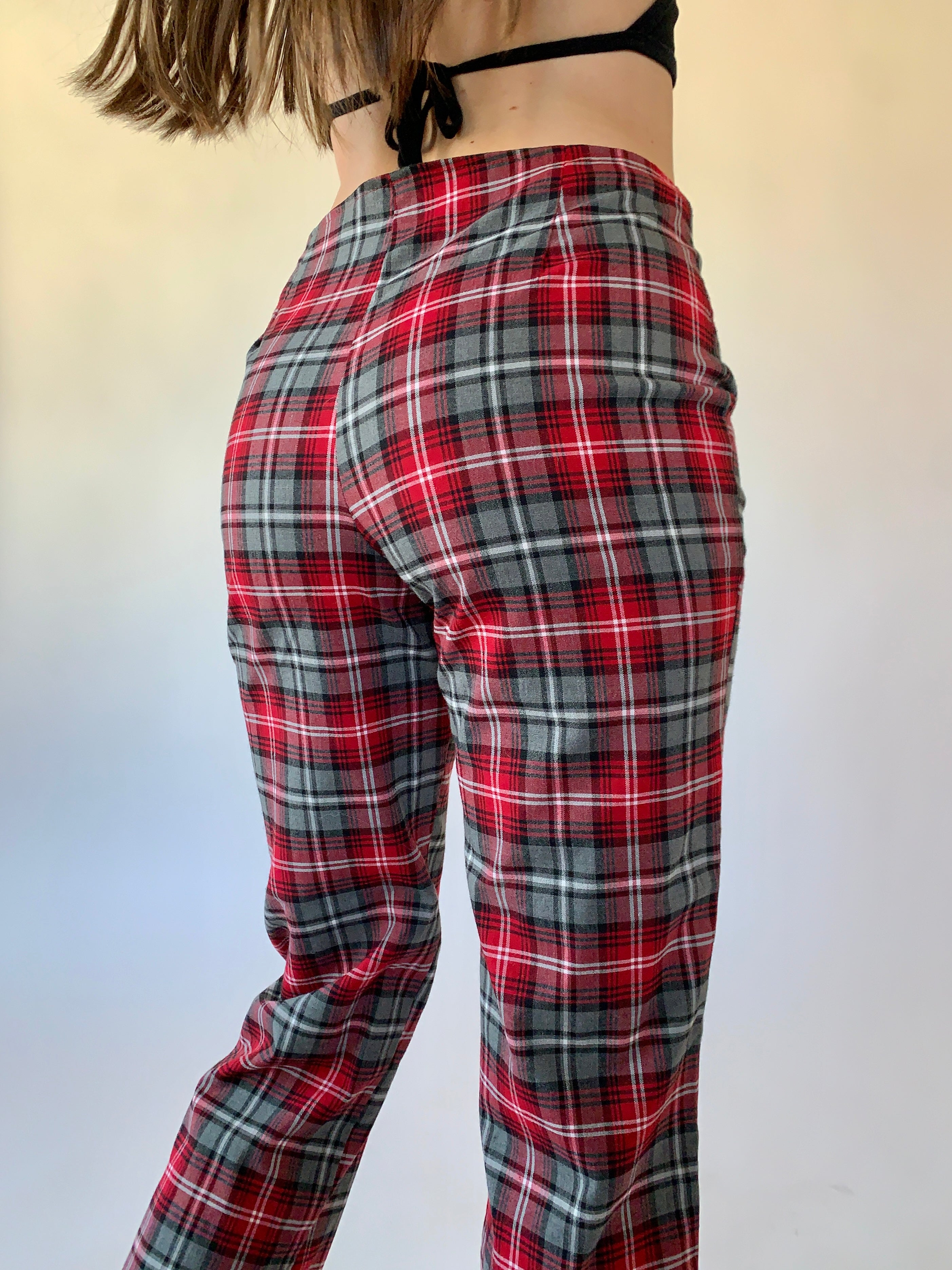 Vintage 1990s Plaid Pants