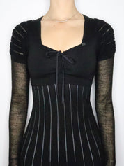 Miss Sixty Black Sweater Dress (XS-S) 