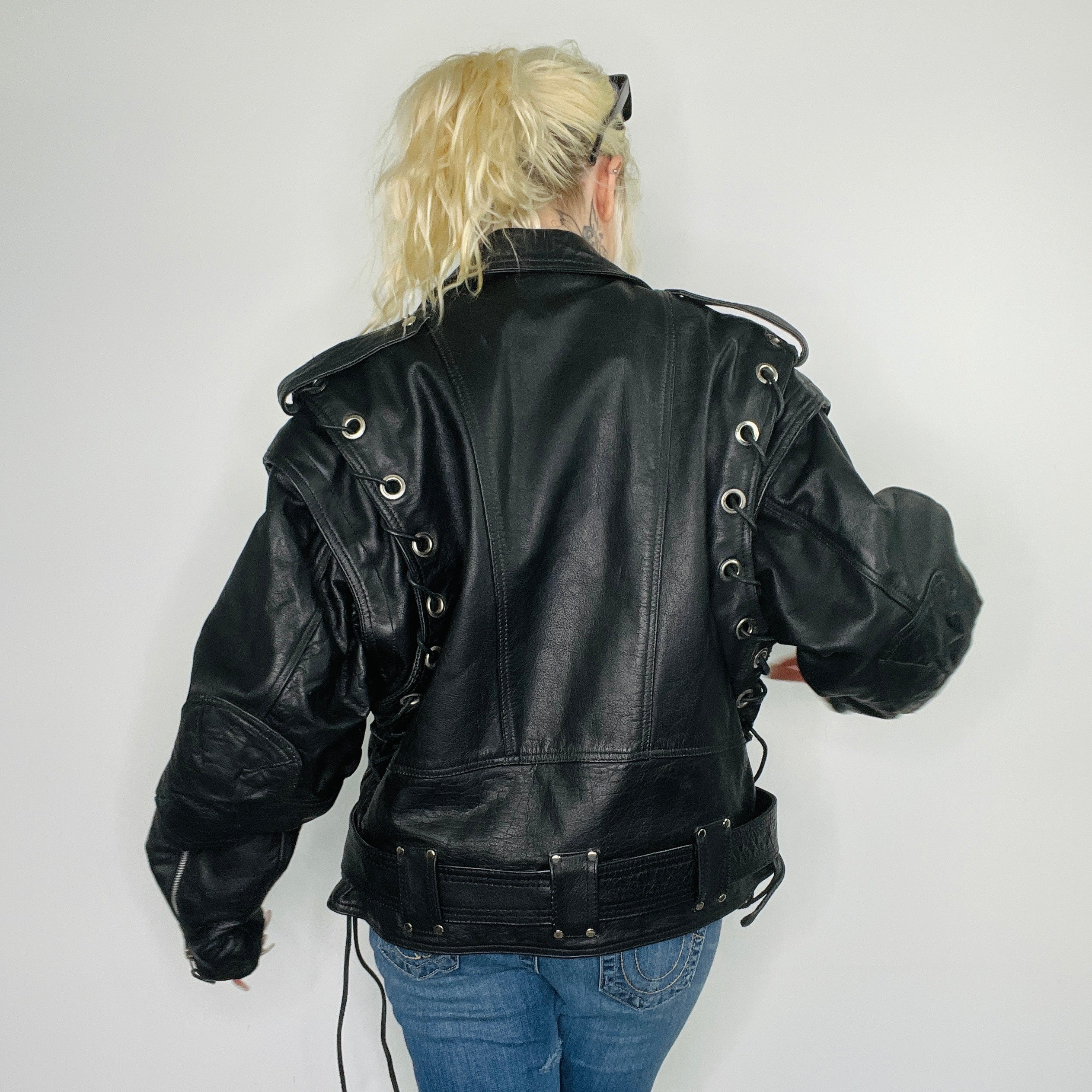 Genuine Leather 2-in-1 Motorcycle Jacket