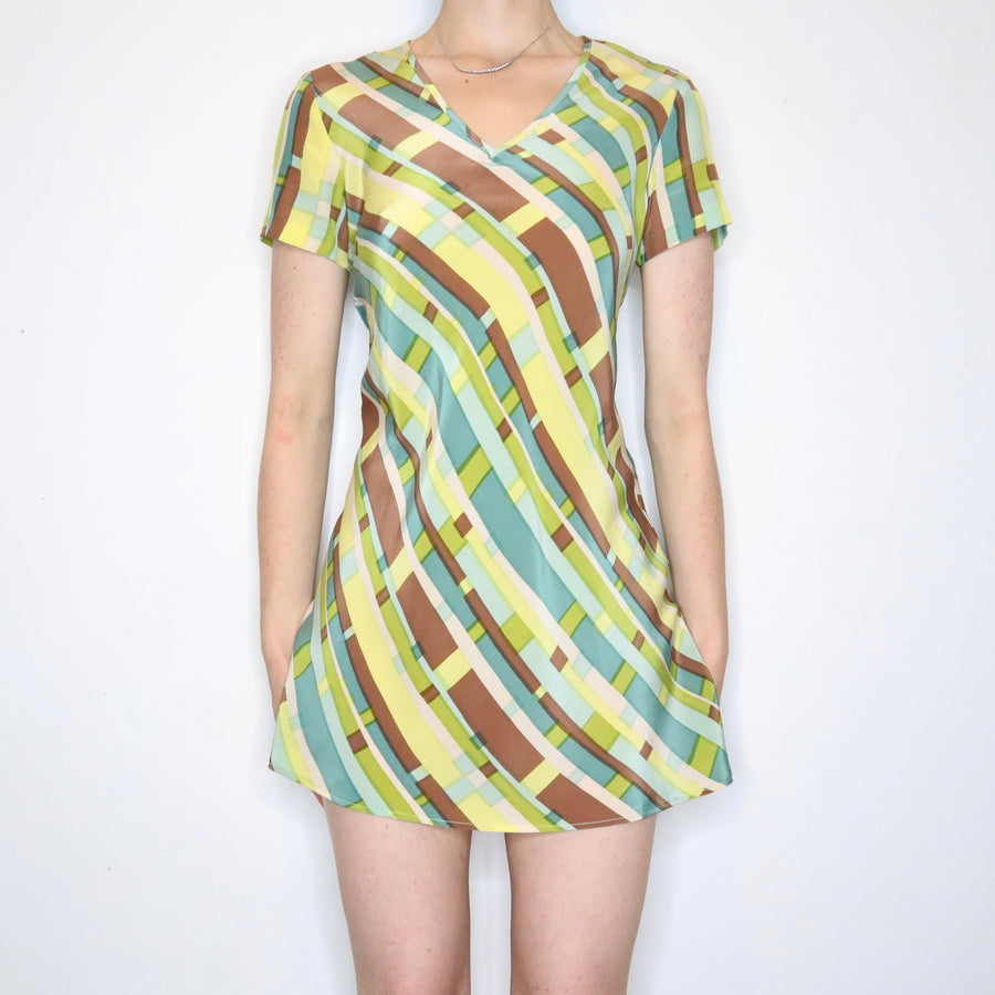 Betsey Johnson Geometric Print Dress (M-L)
