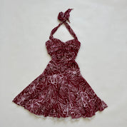 00s summer sangria dress