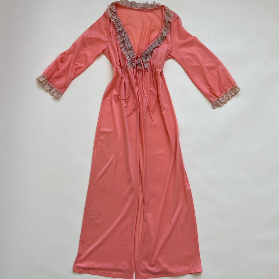 Vintage dusty pink robe