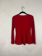 Y2K ruby mesh top