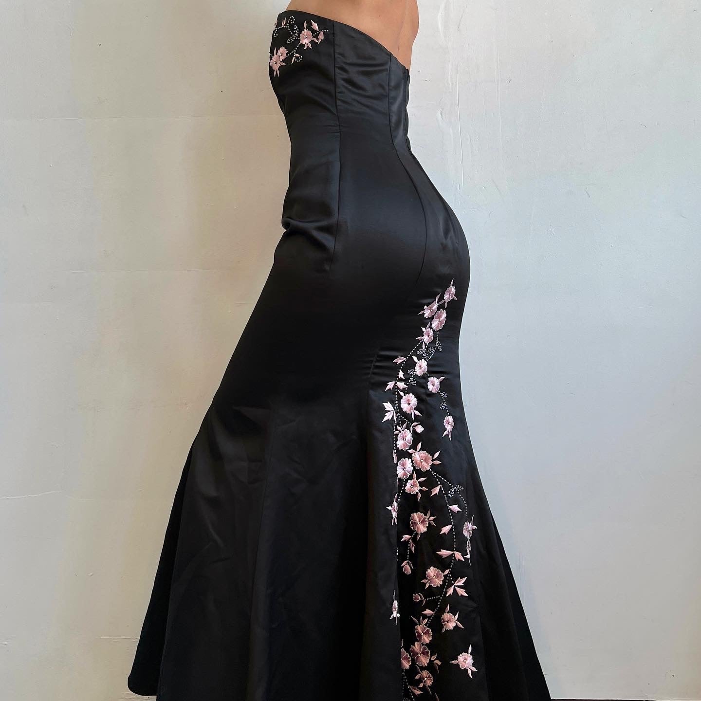 90s satin prom dress 🌸