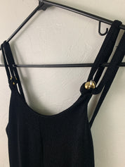 Black chain link maxi