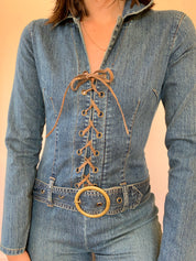 Y2K Denim Jumpsuit