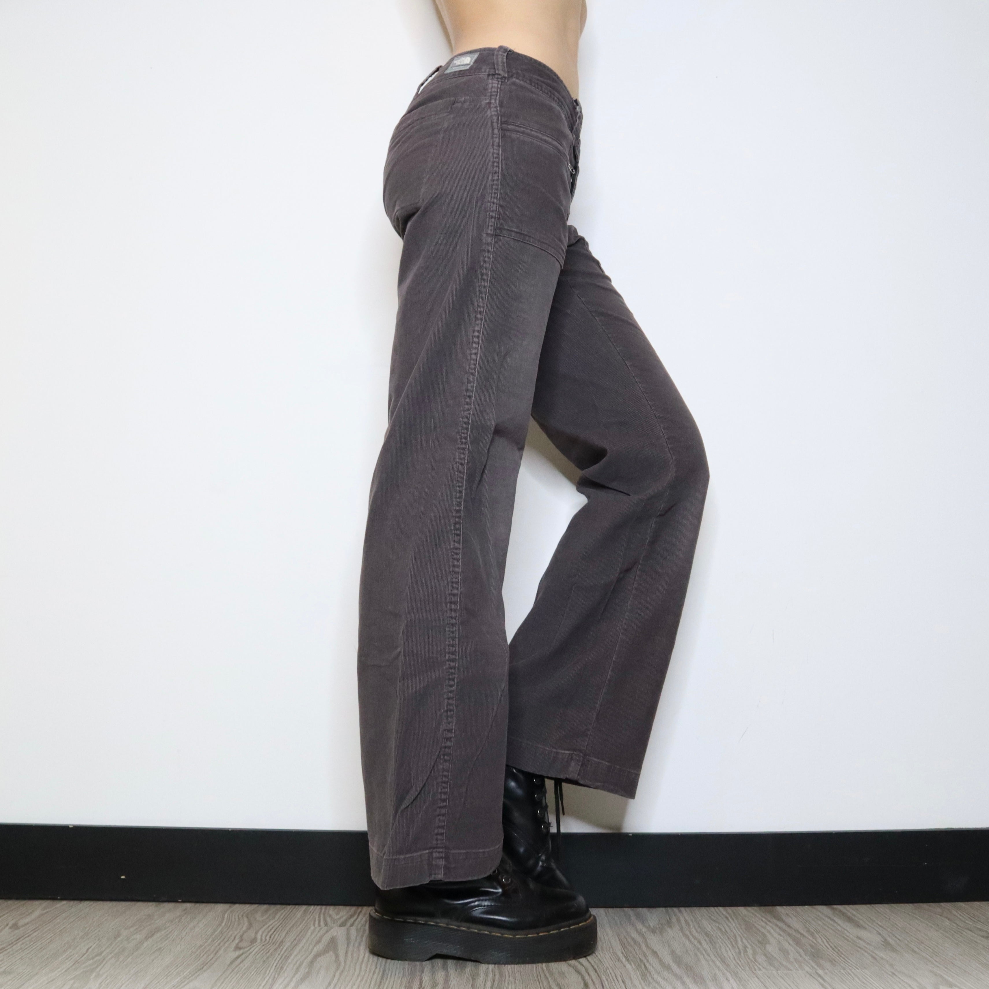 Baggy Gray Cargo Pants (M) 