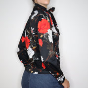 70s Dagger Collar Blouse (M/L)
