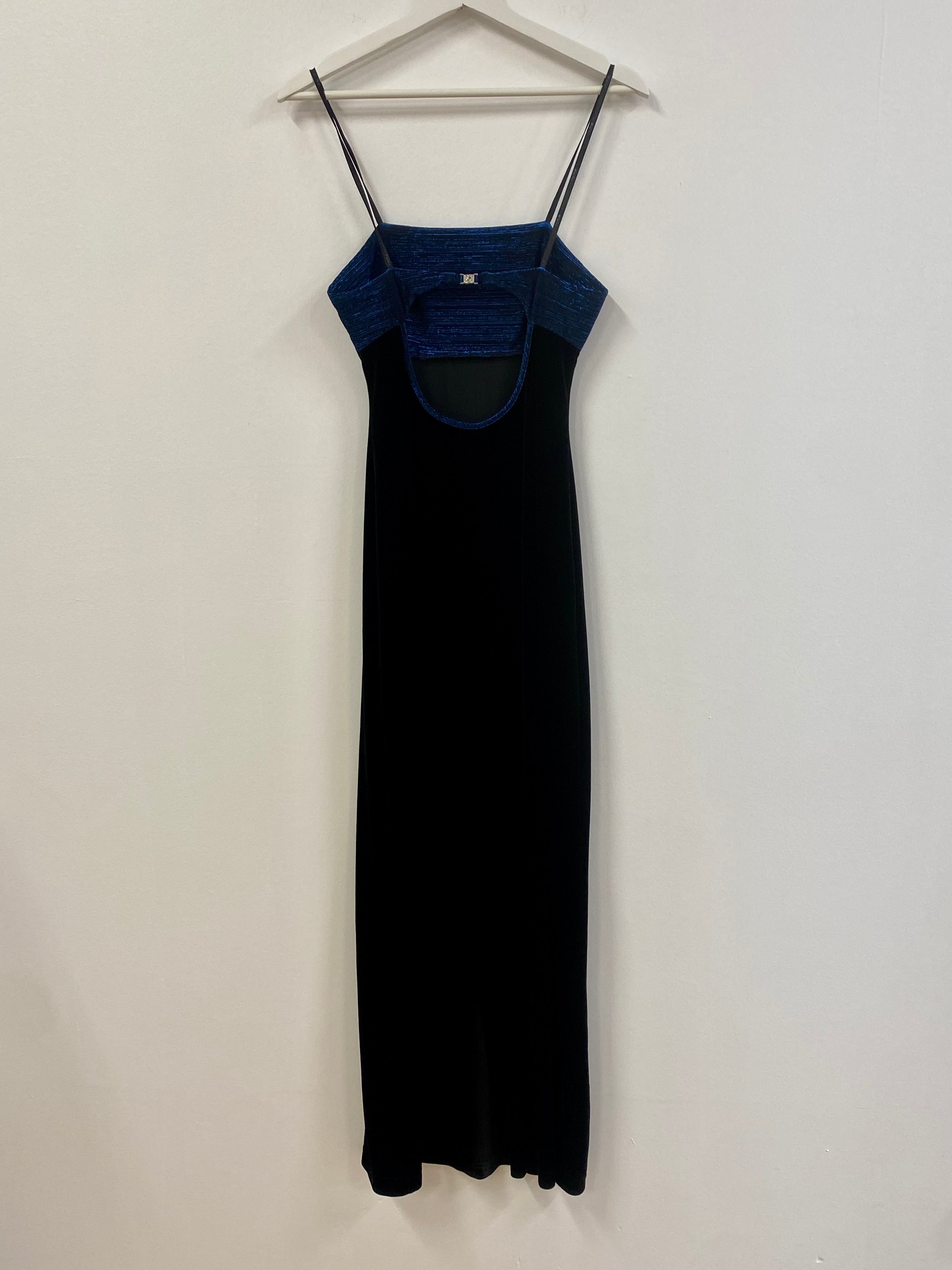 Midnight Velvet Column Dress