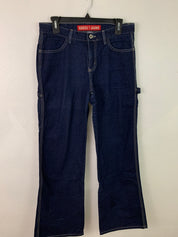 Dark wash Guess carpenter flair jeans