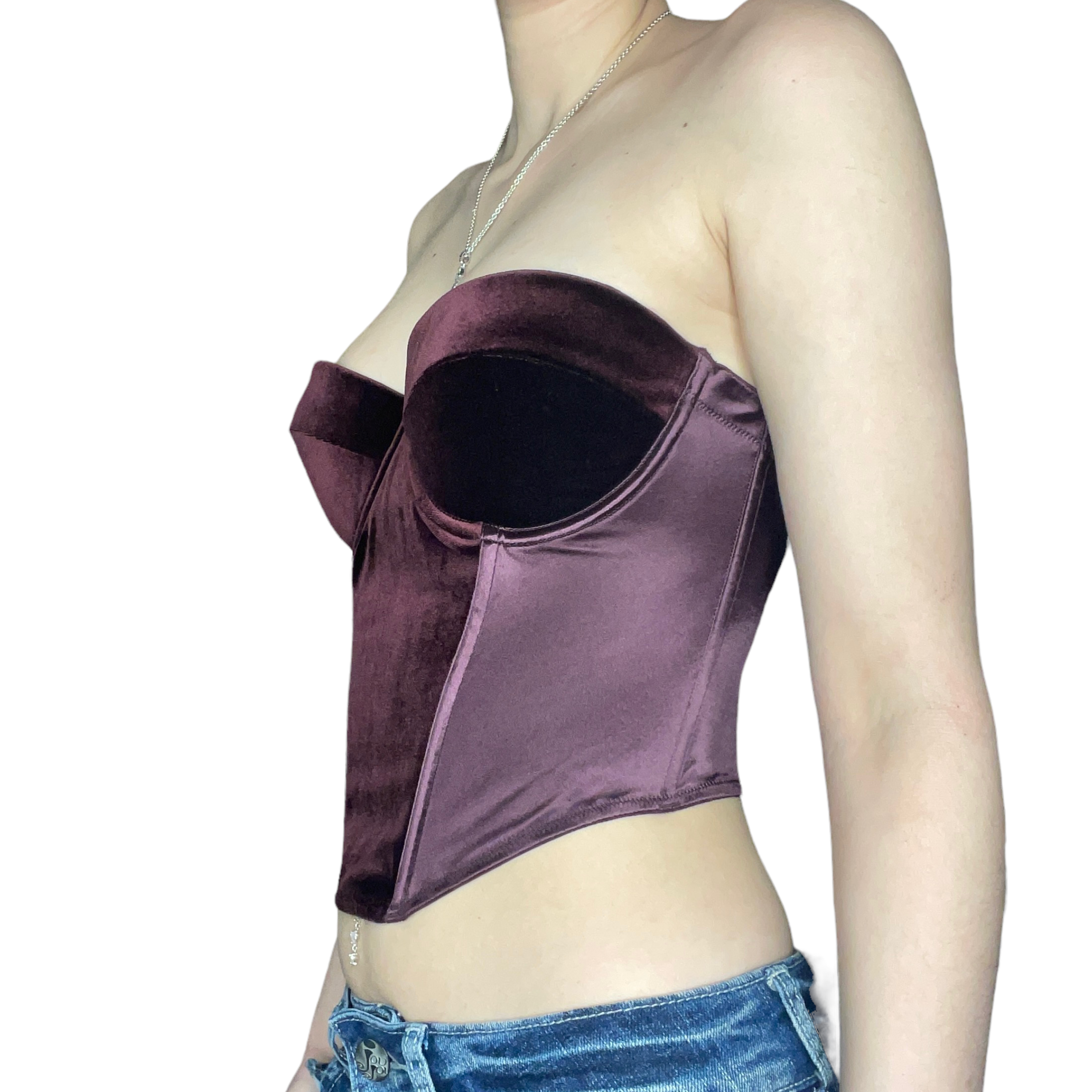 VS velvet bustier