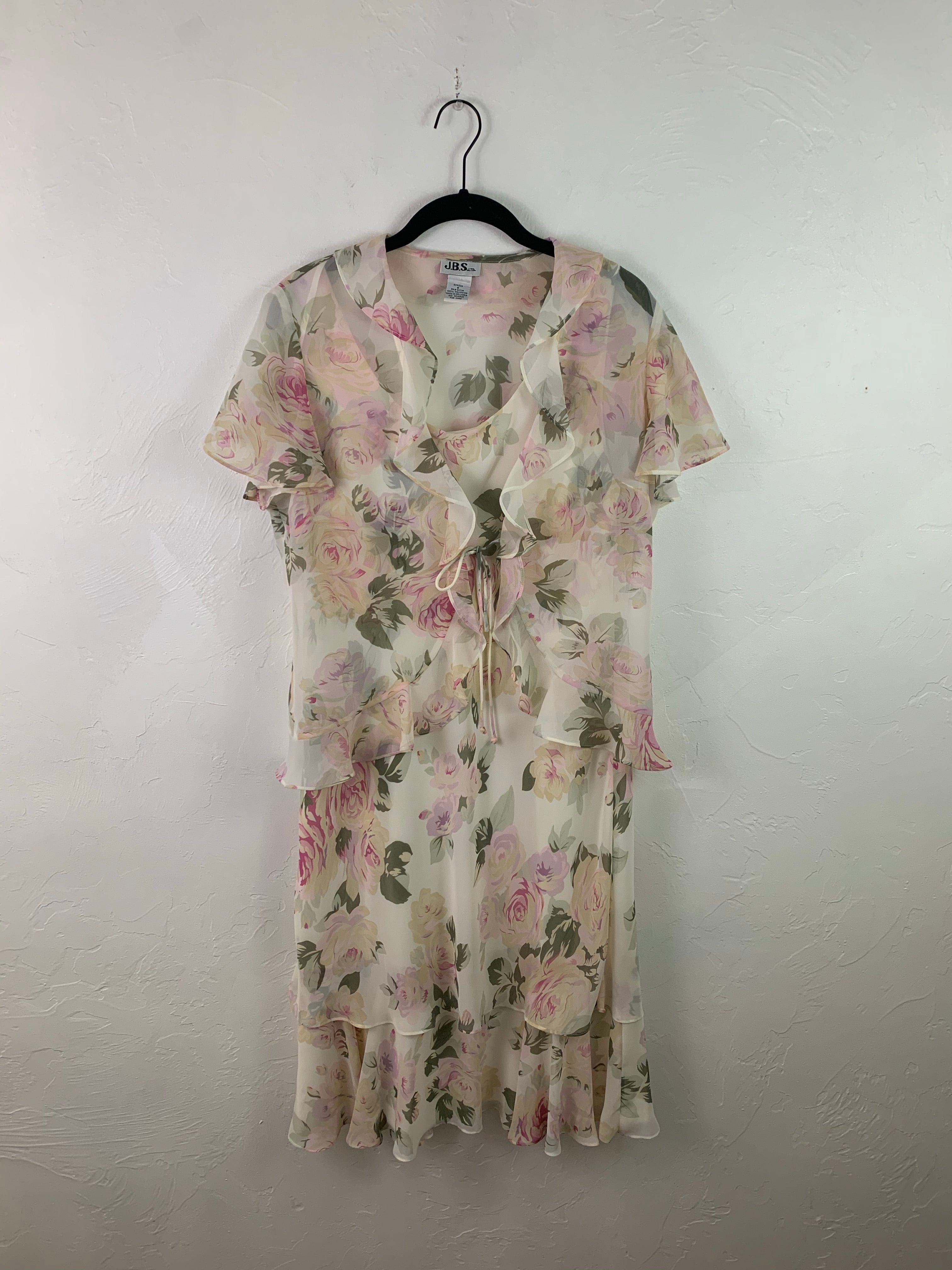 Spring time floral dress set
