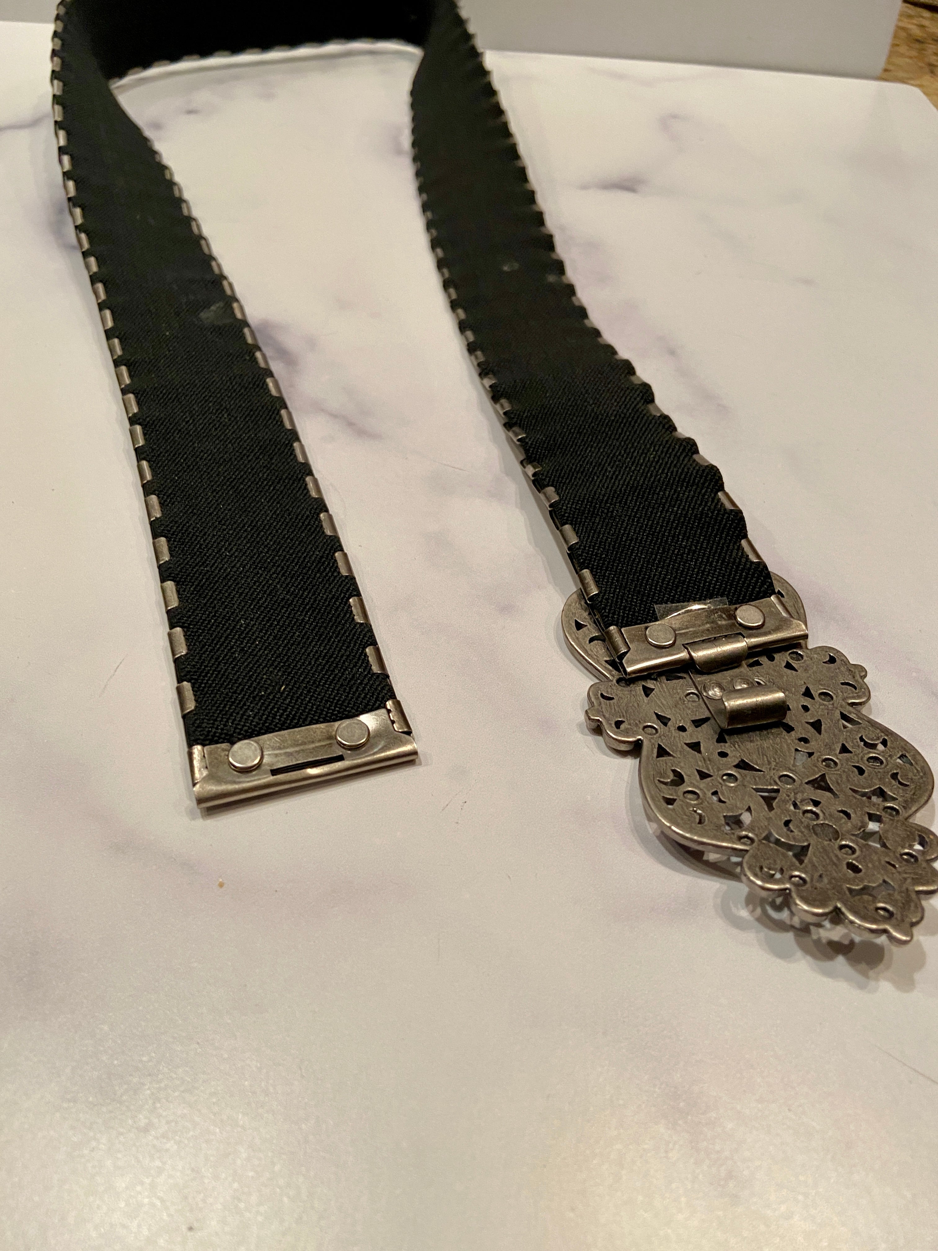 Vintage Romantic Metal Elastic Belt