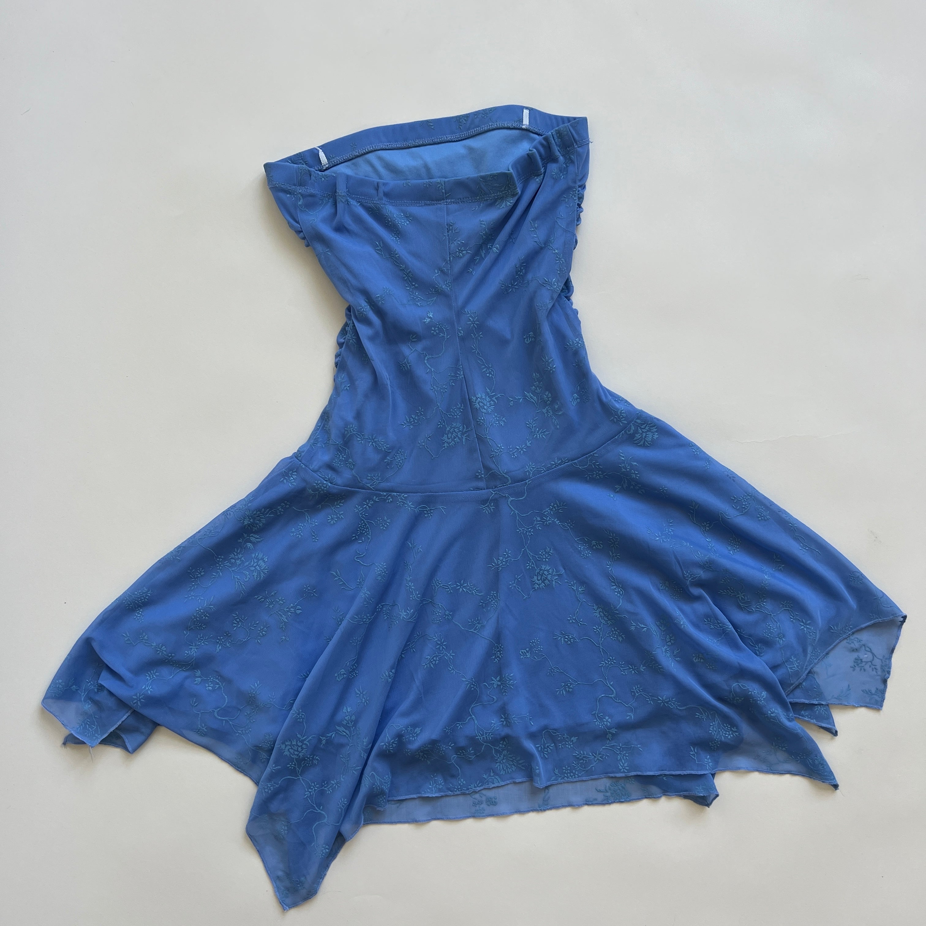 Y2k periwinkle tube dress