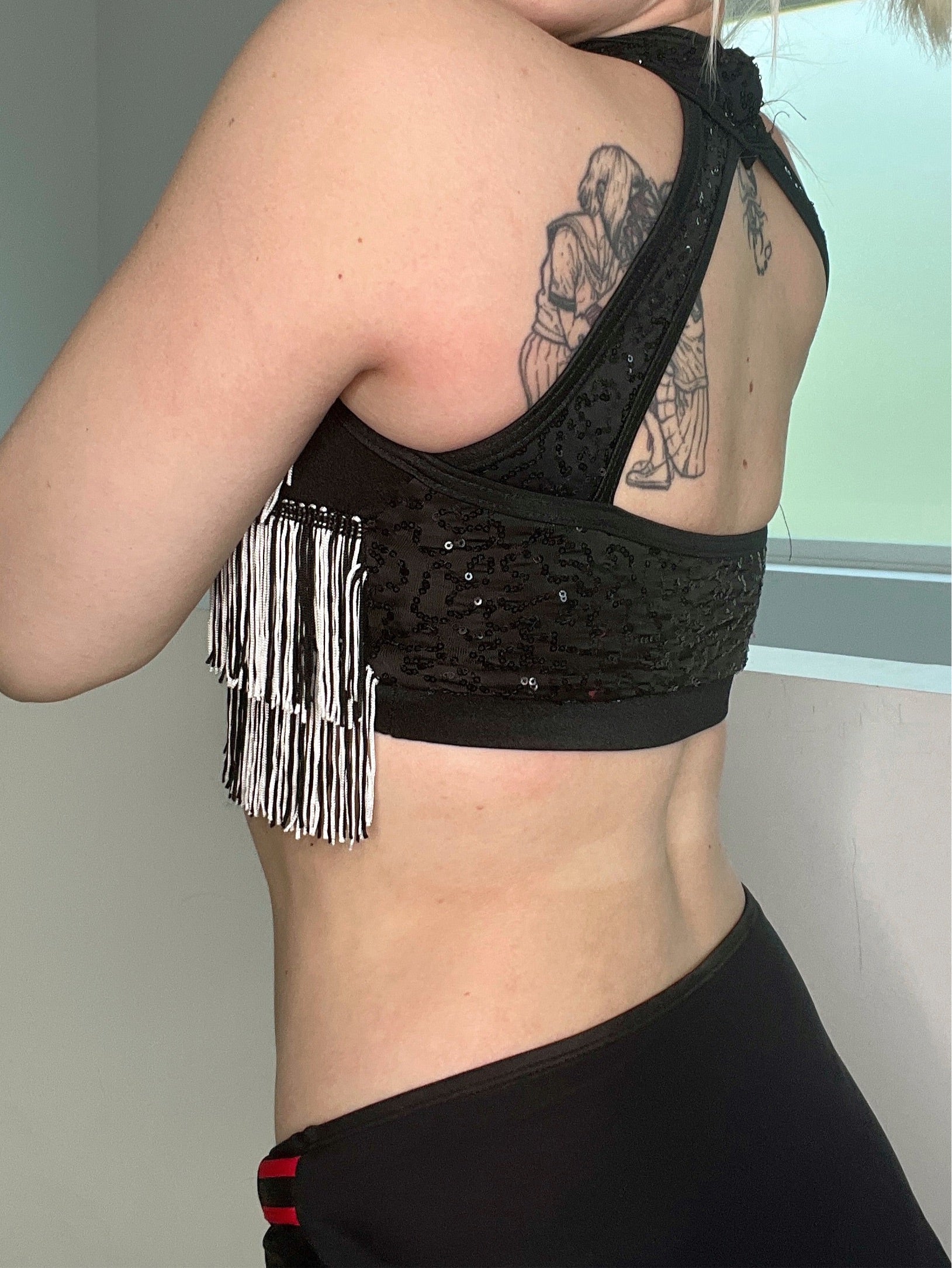 Popstar Fringe Halter Top