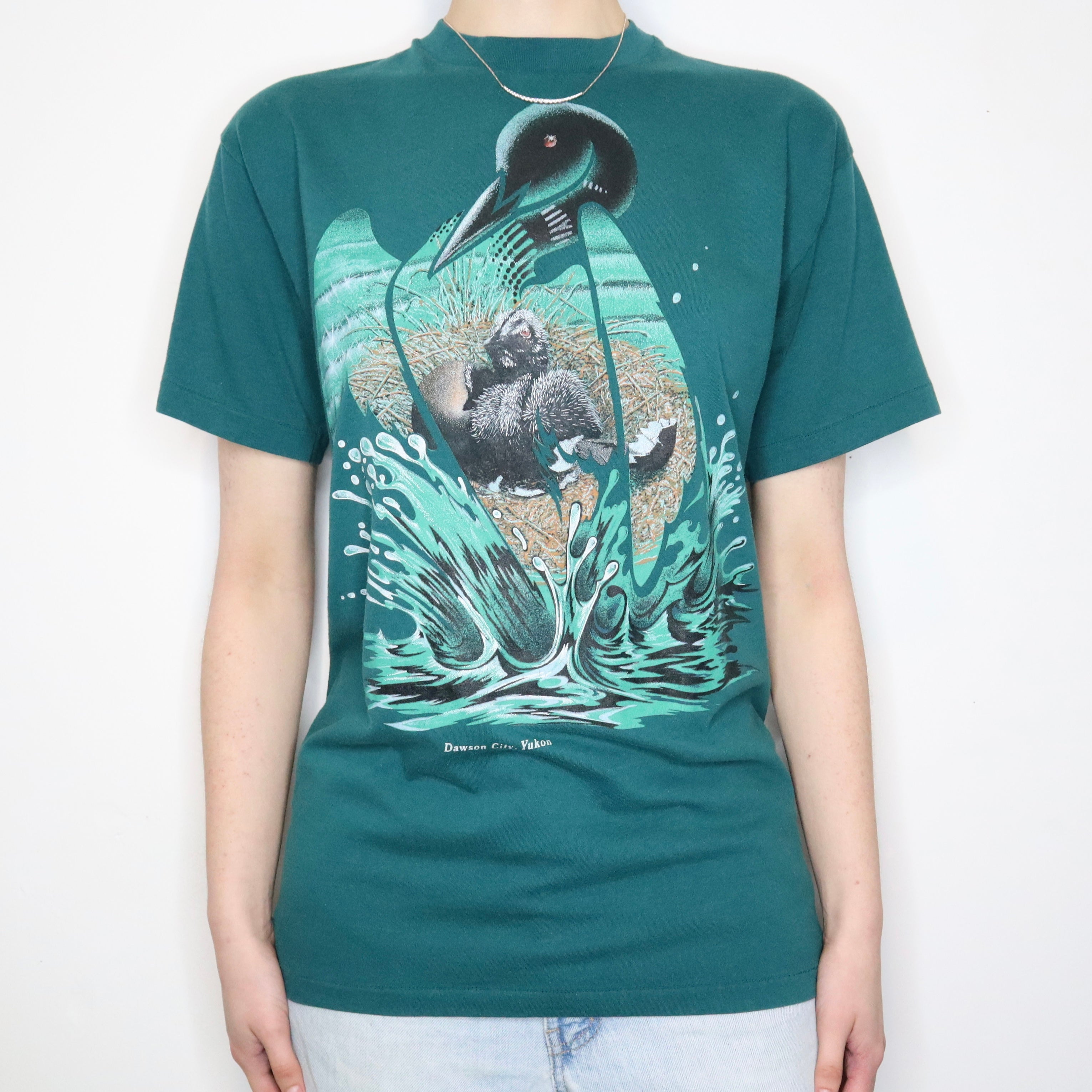 Teal Loon Graphic Tee (M-L)