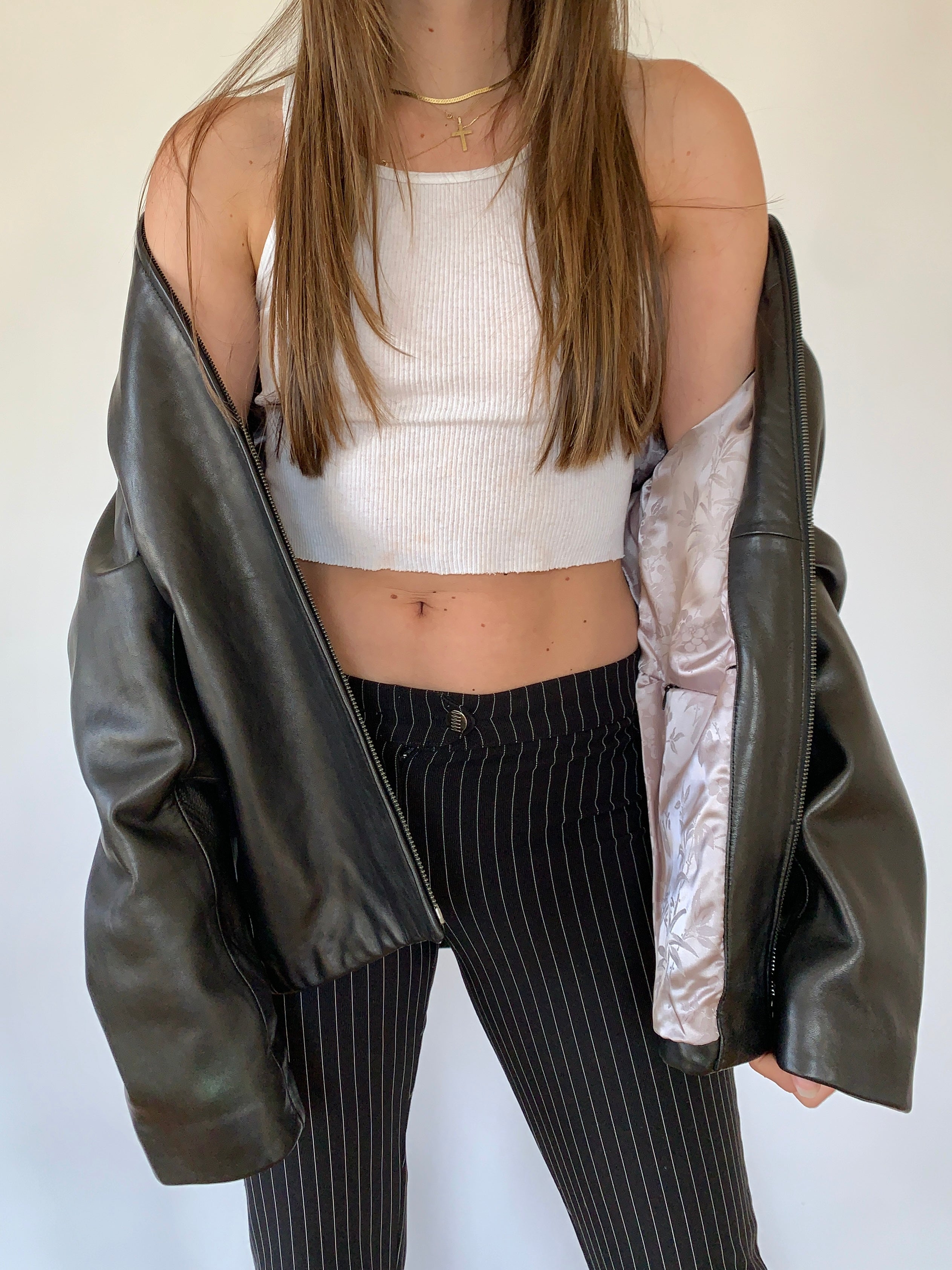 Vintage 1990s Leather Jacket