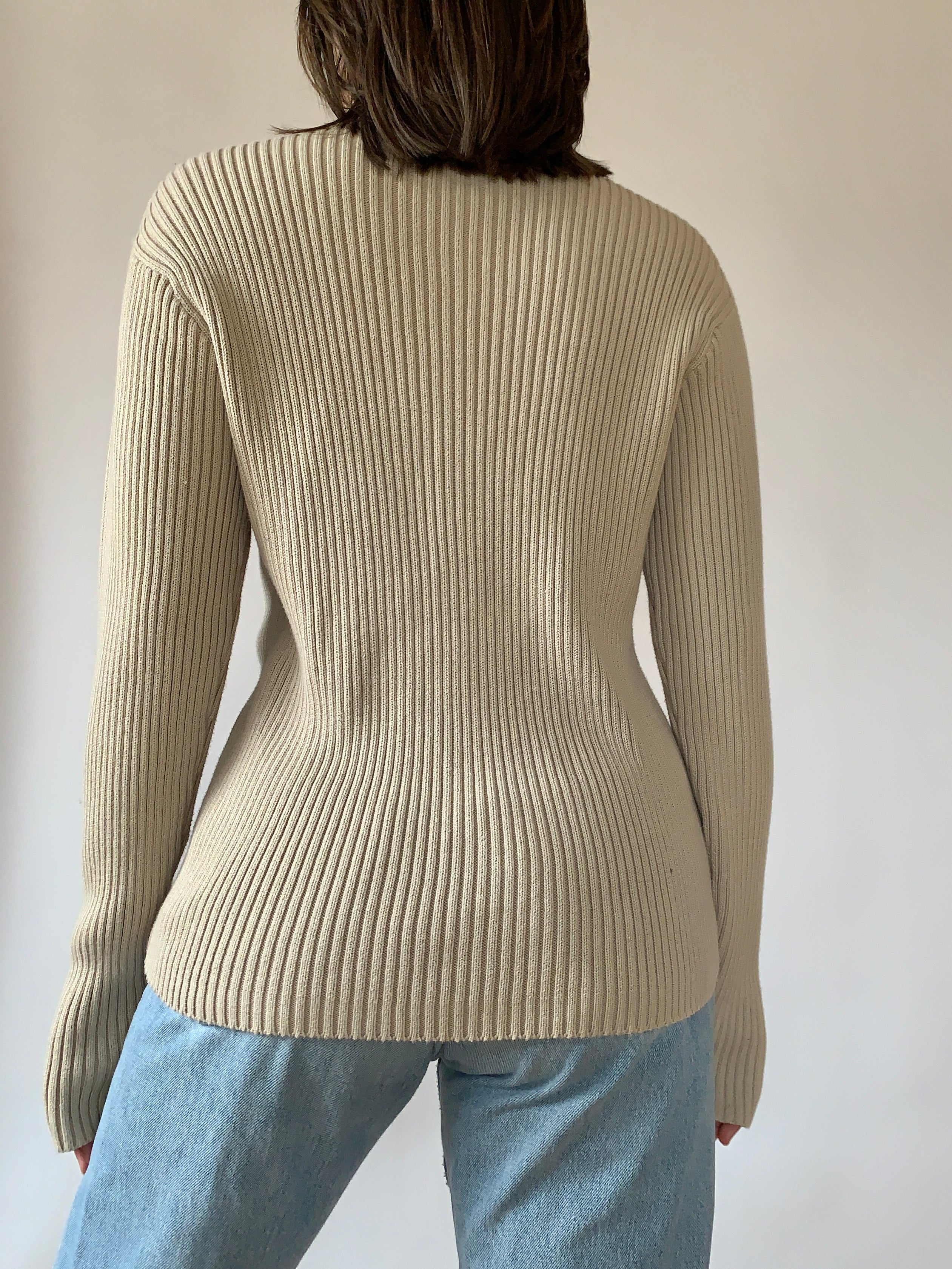 Vintage Quarter-zip Sweater