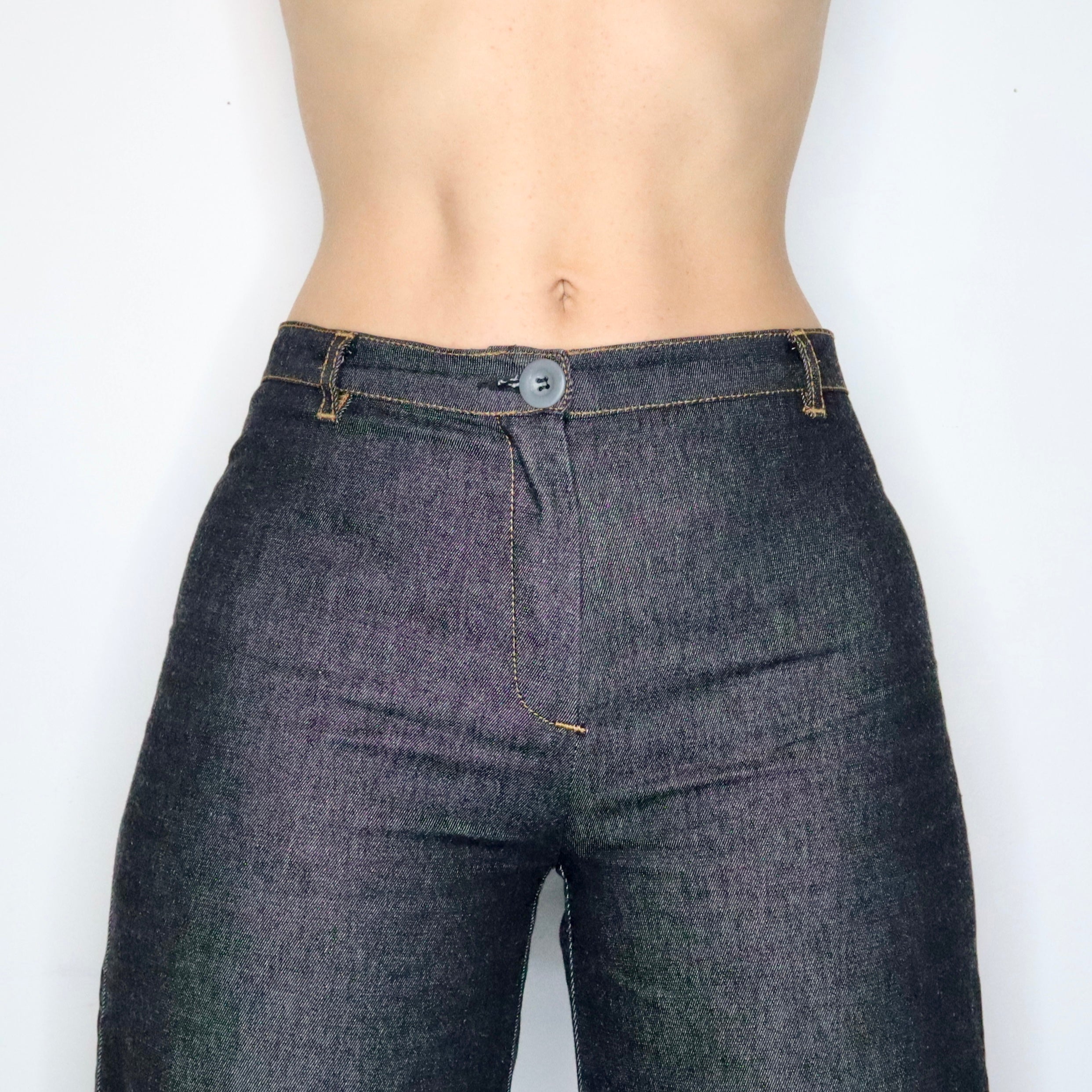 Cop Copine Wide Leg Jeans (Small) 