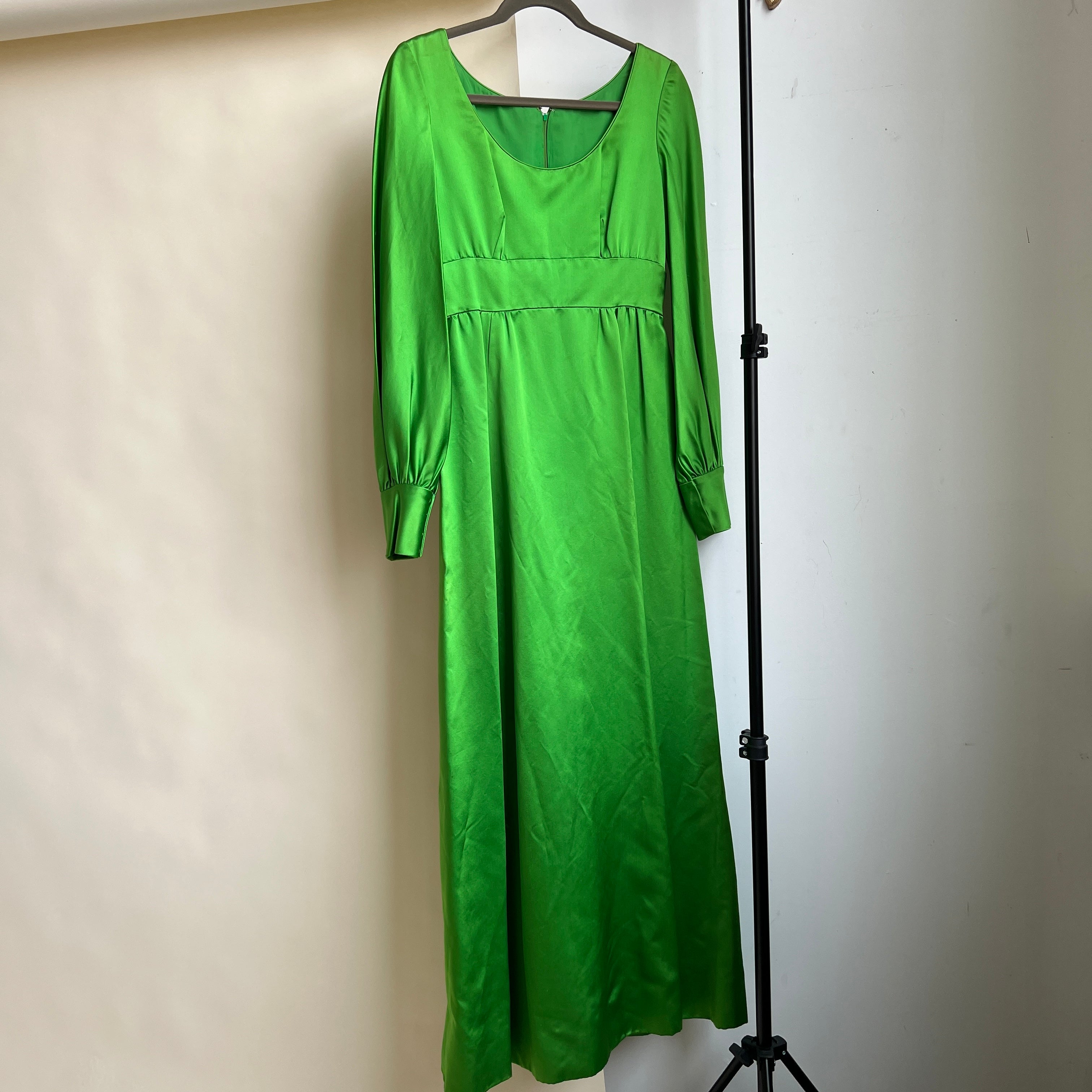 Vintage satin empire dress