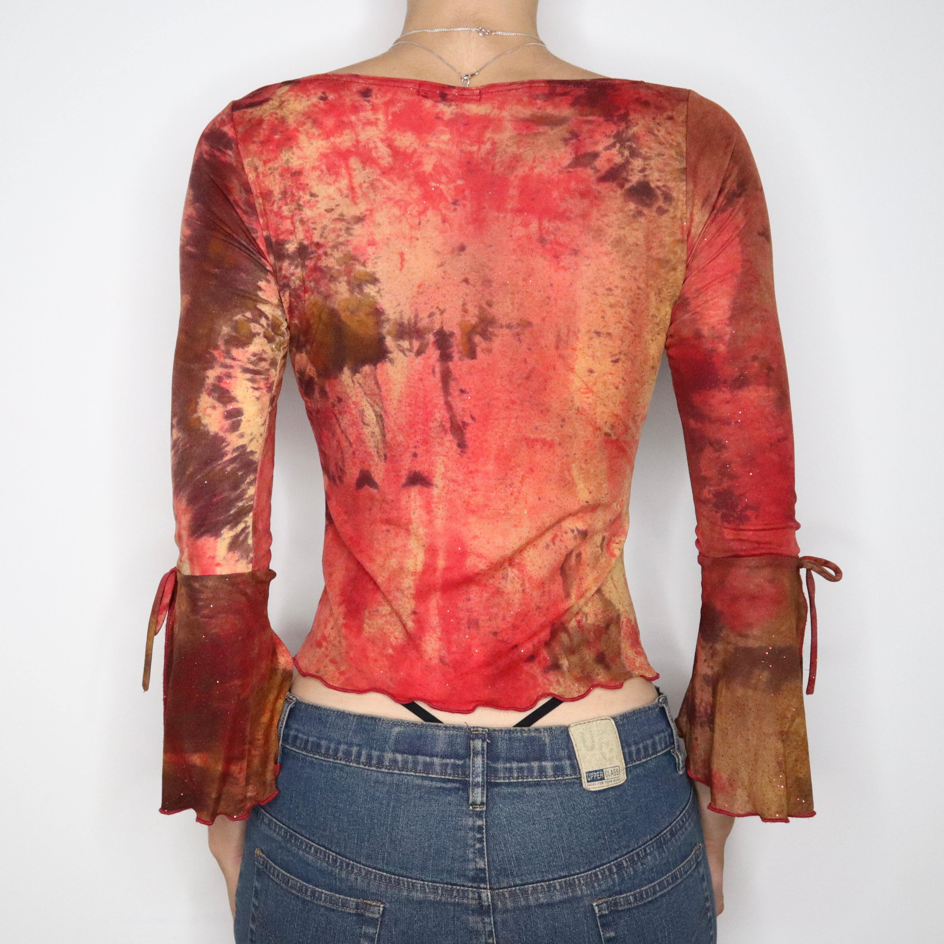 Boho Mesh Blouse (Small) 
