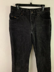 Lee cut off black jeans