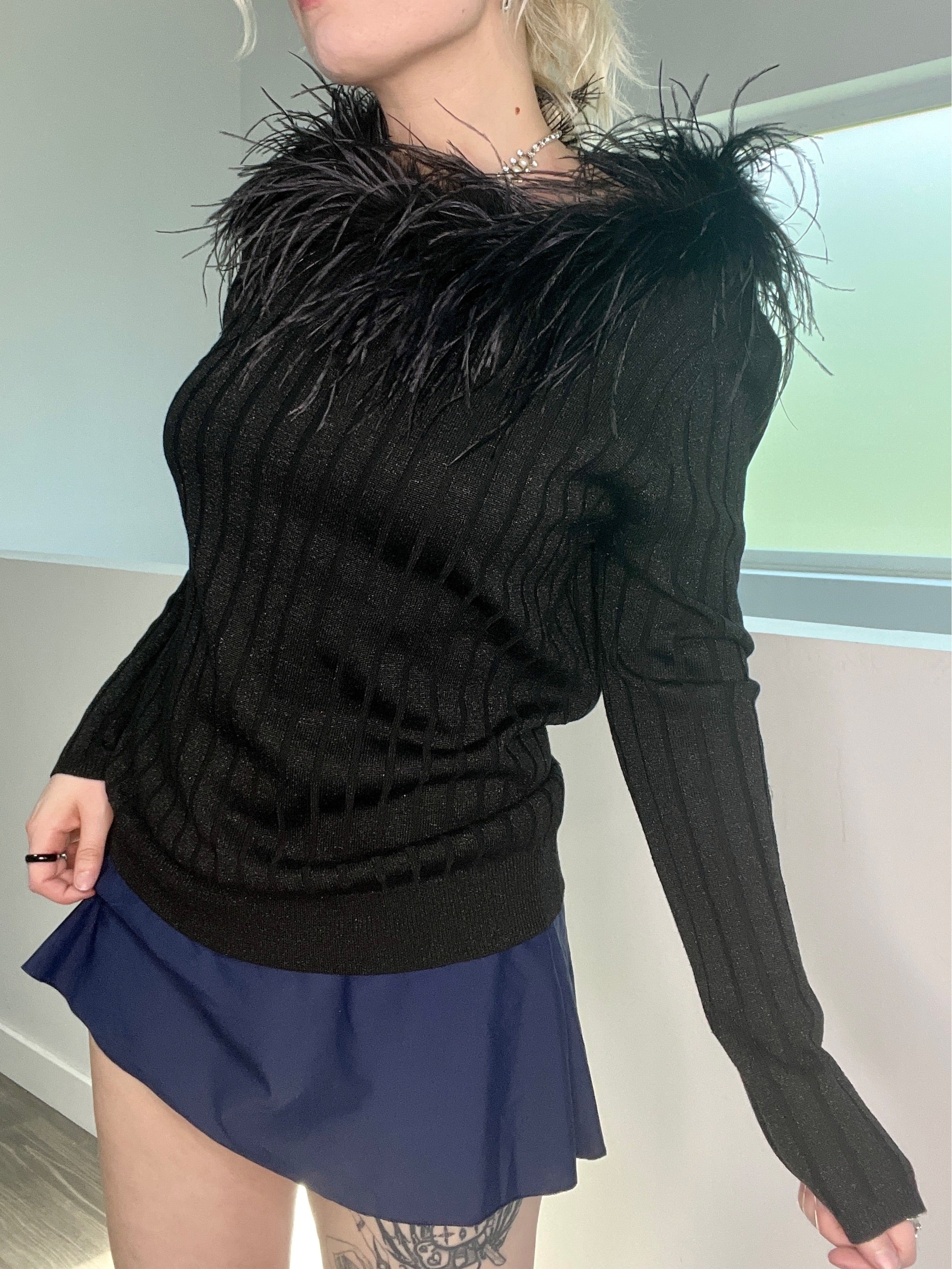 90s Feather Sweater