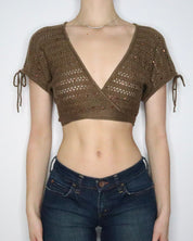 Brown Sequin Bolero (S-M) 