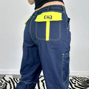 Navy Rave Cargos
