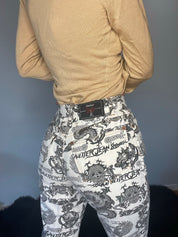 JPG tattoo jeans