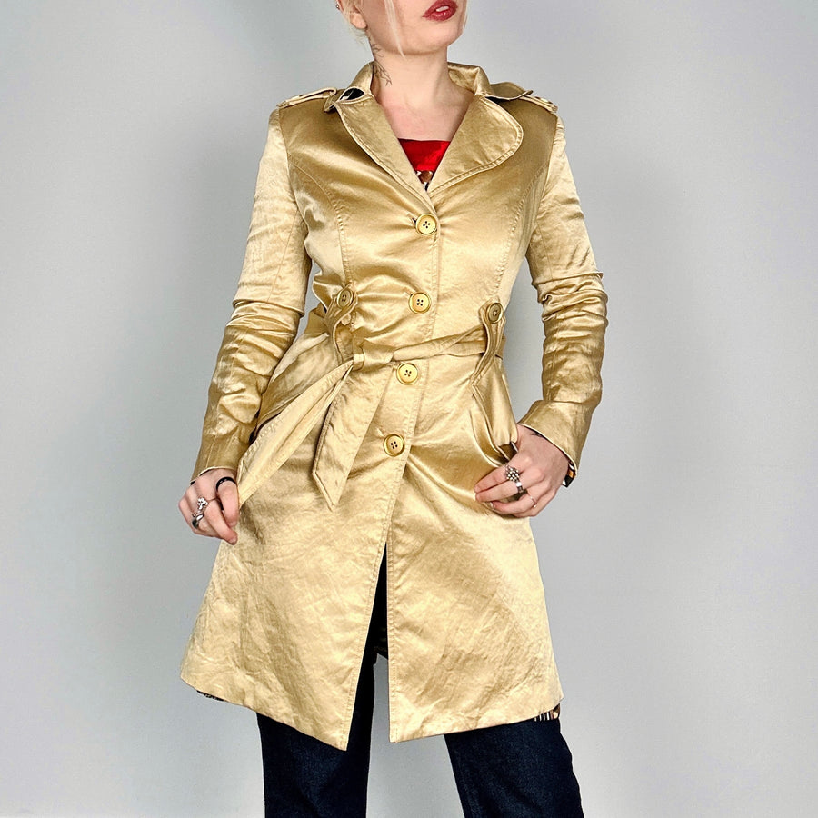 Vintage Cache Gold Trench Coat (XS/S)