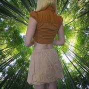 Khaki Bubble Skirt